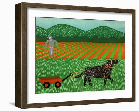 The Wagon-Stephen Huneck-Framed Giclee Print