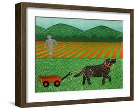 The Wagon-Stephen Huneck-Framed Giclee Print