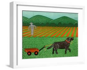 The Wagon-Stephen Huneck-Framed Giclee Print