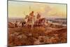 The Wagons-Charles Marion Russell-Mounted Giclee Print