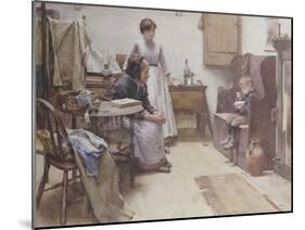 The Waif, 1889-Walter Langley-Mounted Giclee Print