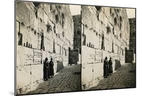 The Wailing Wall, 1850s-Mendel John Diness-Mounted Giclee Print