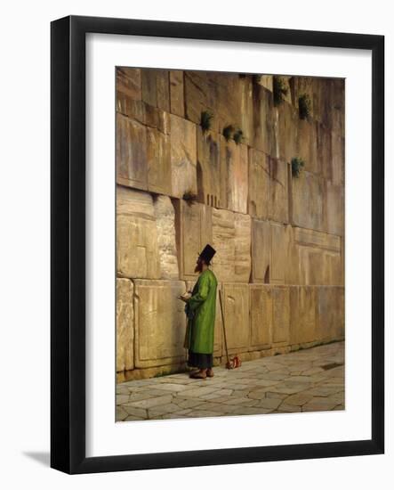 The Wailing Wall, 1880-Jean Leon Gerome-Framed Giclee Print