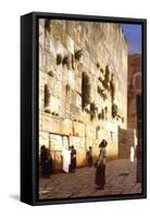 The Wailing Wall, Jerusalem, 1869-Jean Leon Gerome-Framed Stretched Canvas