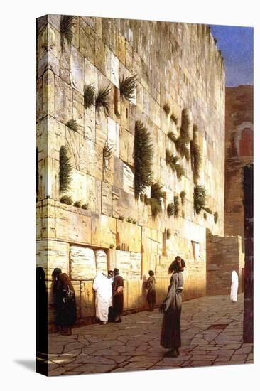 The Wailing Wall, Jerusalem, 1869-Jean Leon Gerome-Stretched Canvas