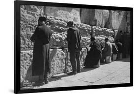 The Wailing Wall, Jerusalem, C1920S-C1930S-null-Framed Giclee Print