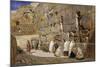 The Wailing Wall, Jerusalem-Carl Friedrich Heinrich Werner-Mounted Giclee Print