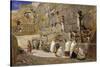 The Wailing Wall, Jerusalem-Carl Friedrich Heinrich Werner-Stretched Canvas