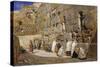 The Wailing Wall, Jerusalem-Carl Friedrich Heinrich Werner-Stretched Canvas