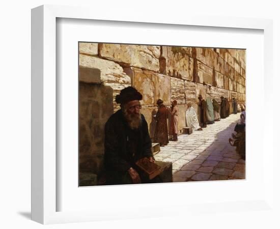 The Wailing Wall, Jerusalem-Wassilij Ivanowitsch Nawasoff-Framed Giclee Print