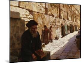 The Wailing Wall, Jerusalem-Wassilij Ivanowitsch Nawasoff-Mounted Giclee Print