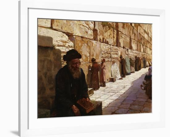 The Wailing Wall, Jerusalem-Wassilij Ivanowitsch Nawasoff-Framed Giclee Print