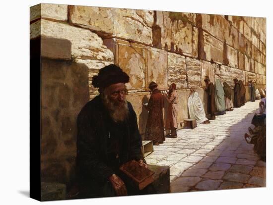 The Wailing Wall, Jerusalem-Wassilij Ivanowitsch Nawasoff-Stretched Canvas