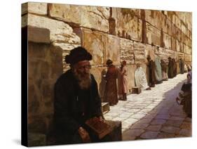 The Wailing Wall, Jerusalem-Wassilij Ivanowitsch Nawasoff-Stretched Canvas