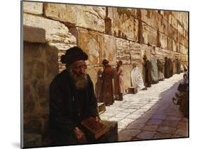 The Wailing Wall, Jerusalem-Wassilij Ivanowitsch Nawasoff-Mounted Giclee Print