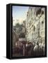 The Wailing Wall-Gustav Bauernfeind-Framed Stretched Canvas
