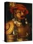 The Waiter: an Anthropomorphic Assembly of Objects Related to Winemaking-Giuseppe Arcimboldo-Stretched Canvas