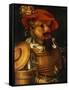 The Waiter: an Anthropomorphic Assembly of Objects Related to Winemaking-Giuseppe Arcimboldo-Framed Stretched Canvas