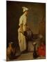 The Waiter, Around 1738-Jean-Baptiste Simeon Chardin-Mounted Giclee Print