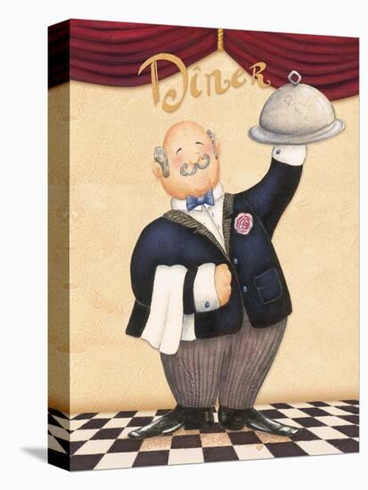 The Waiter-Diner-Daphne Brissonnet-Stretched Canvas