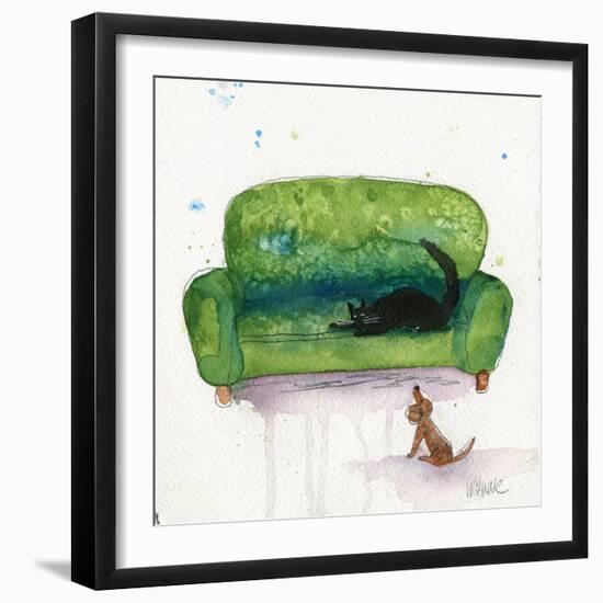 The Waiting Game-Wyanne-Framed Giclee Print