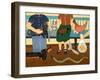 The Waiting Room-Stephen Huneck-Framed Giclee Print
