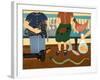 The Waiting Room-Stephen Huneck-Framed Giclee Print