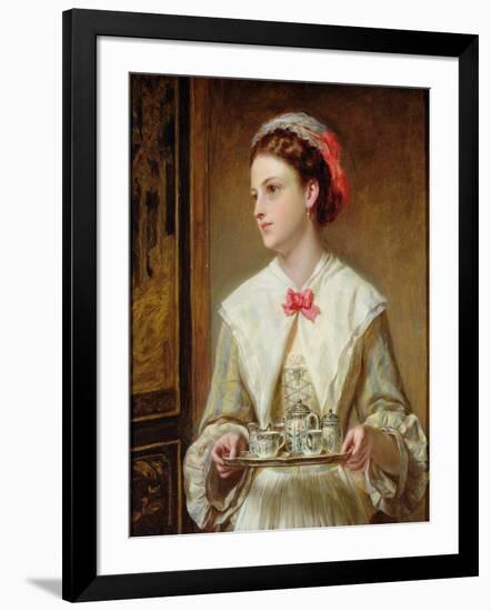 The Waitress, 1872-John Robert Dicksee-Framed Giclee Print