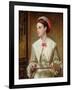 The Waitress, 1872-John Robert Dicksee-Framed Giclee Print