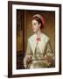 The Waitress, 1872-John Robert Dicksee-Framed Premium Giclee Print