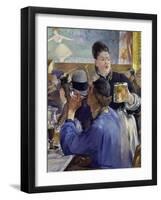 The Waitress, 1879-Edouard Manet-Framed Giclee Print