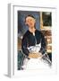 The Waitress, 1915-Amedeo Modigliani-Framed Giclee Print