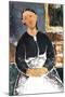 The Waitress, 1915-Amedeo Modigliani-Mounted Giclee Print