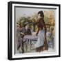 The Waitress. Food and Drink-null-Framed Giclee Print