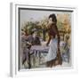 The Waitress. Food and Drink-null-Framed Giclee Print