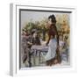 The Waitress. Food and Drink-null-Framed Giclee Print