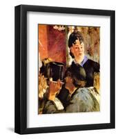 The Waitress-Edouard Manet-Framed Giclee Print