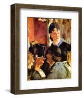 The Waitress-Edouard Manet-Framed Giclee Print