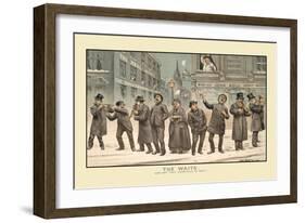 The Waits!-Tom Merry-Framed Art Print