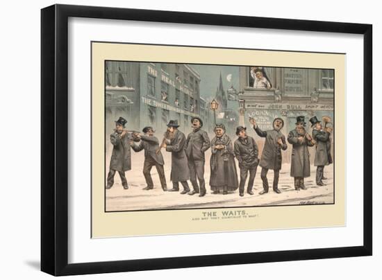 The Waits!-Tom Merry-Framed Art Print