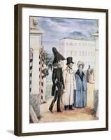 The Walk, 1837-Pavel Andreevich Fedotov-Framed Giclee Print