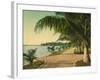 The Walk at Palm Beach, C.1898-null-Framed Giclee Print