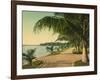The Walk at Palm Beach, C.1898-null-Framed Giclee Print