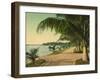 The Walk at Palm Beach, C.1898-null-Framed Giclee Print