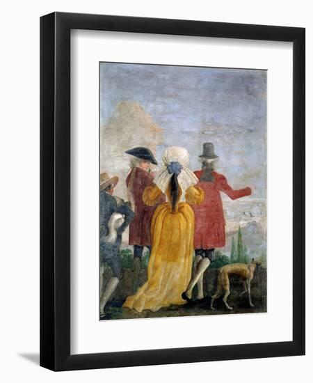 The Walk, c.1791-Giandomenico Tiepolo-Framed Giclee Print