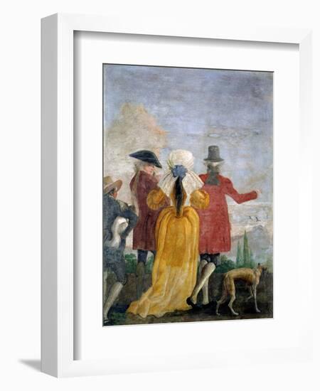 The Walk, c.1791-Giandomenico Tiepolo-Framed Giclee Print
