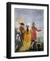 The Walk, c.1791-Giandomenico Tiepolo-Framed Giclee Print