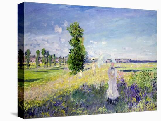 The Walk, circa 1872-75-Claude Monet-Stretched Canvas