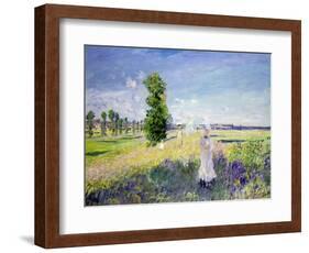 The Walk, circa 1872-75-Claude Monet-Framed Giclee Print