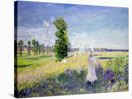 The Walk, circa 1872-75-Claude Monet-Stretched Canvas